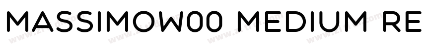 MassimoW00 Medium Re字体转换